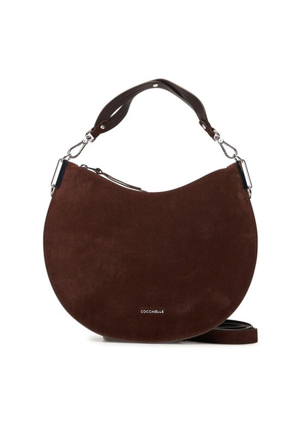 Coccinelle Torebka QKG Coccinellesunup Suede E1 QKG 13 02 01 Brązowy. Kolor: brązowy. Materiał: skórzane, zamszowe