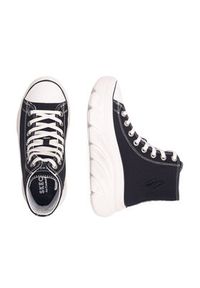 skechers - Skechers Sneakersy FUNKY STREET 177430 BLK Czarny. Kolor: czarny. Materiał: materiał