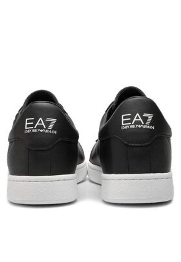 EA7 Emporio Armani Sneakersy Czarny. Kolor: czarny. Materiał: skóra