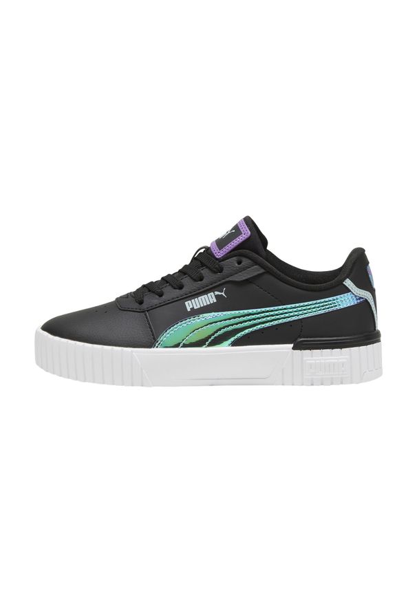 Buty do chodzenia dla dzieci Puma Carina 2.0 Deep Dive Jr. Kolor: czarny. Materiał: materiał, syntetyk. Szerokość cholewki: normalna. Sport: turystyka piesza