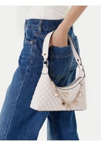 Guess Torebka Everlee HWEG86 79180 Écru. Kolor: kremowy. Materiał: skórzane #1