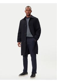 Armani Exchange Płaszcz wełniany XM001121 AF18943 UB101 Granatowy Regular Fit. Kolor: niebieski. Materiał: syntetyk #4