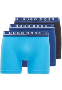 BOSS - Boss Komplet 3 par bokserek Brief 3P Co/El 50430888 Kolorowy. Materiał: bawełna. Wzór: kolorowy