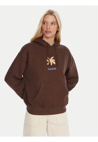 Quiksilver Bluza EQWFT03189 Brązowy Regular Fit. Kolor: brązowy. Materiał: bawełna