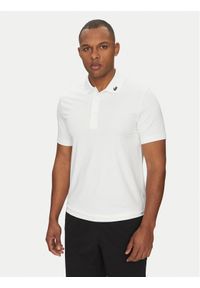 Lacoste Polo DH2341 Biały Regular Fit. Typ kołnierza: polo. Kolor: biały. Materiał: syntetyk