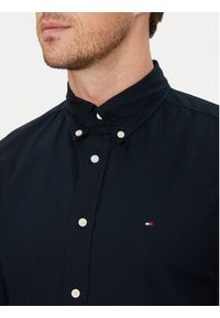 TOMMY HILFIGER - Tommy Hilfiger Koszula Core Flex MW0MW39988 Granatowy Regular Fit. Kolor: niebieski. Materiał: bawełna #7