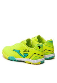 Joma Buty do piłki nożnej Toledo Jr Turf TOJW2411TF Żółty. Kolor: żółty. Materiał: skóra #4
