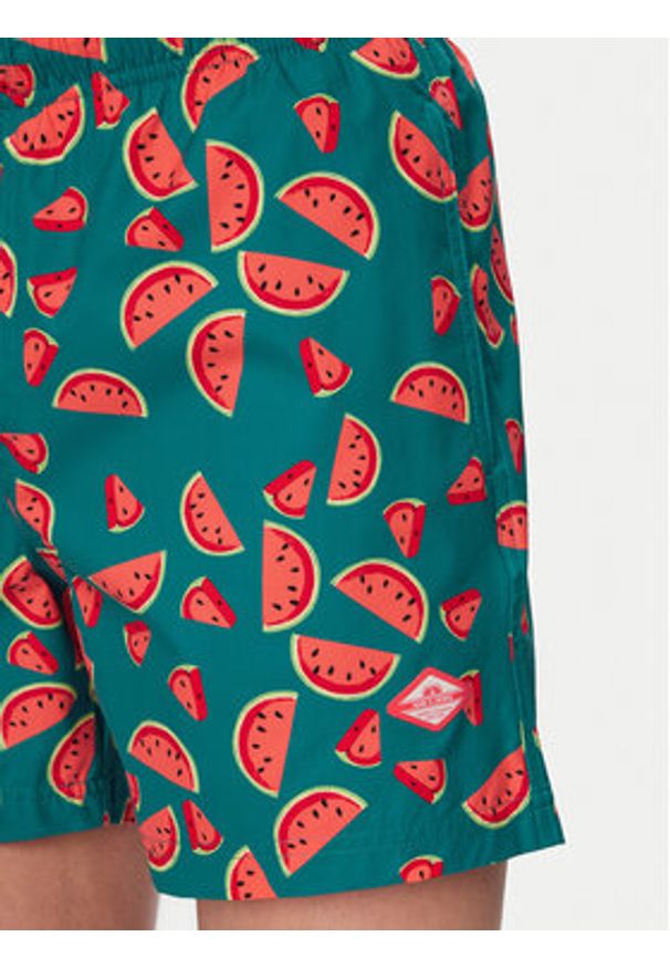 Jack & Jones Szorty kąpielowe Maui Vibes 12291426 Niebieski Regular Fit. Kolor: niebieski. Materiał: syntetyk