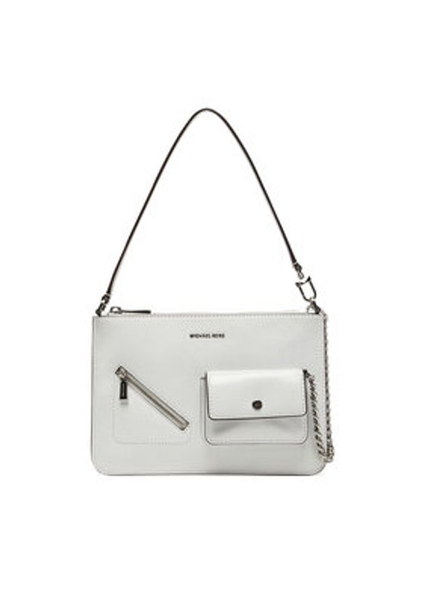 MICHAEL Michael Kors Torebka Jet Set 32S6SJ6F6L Biały. Kolor: biały. Materiał: skórzane