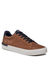 Sneakersy s.Oliver 5-13630-41 Cognac 305. Kolor: brązowy. Materiał: skóra #1