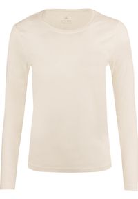 ZEAGLE - Damska koszulka Athl DPT Kerrie – długi rękaw, 100% bawełna, ivory, 2XL. Okazja: na co dzień. Kolor: wielokolorowy, niebieski, szary. Materiał: bawełna. Długość rękawa: długi rękaw. Długość: długie. Styl: casual #2