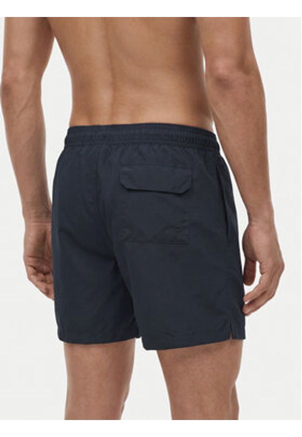 Barbour Szorty kąpielowe Staple MSW0064NY91 Granatowy Regular Fit. Kolor: niebieski. Materiał: syntetyk