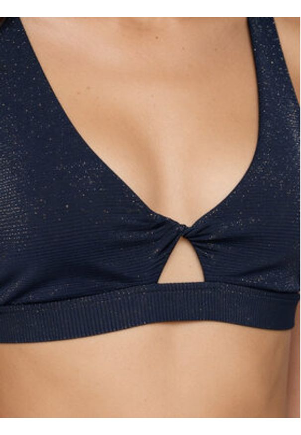 Roxy Góra od bikini Roxy Shine ERJX305683 Granatowy. Kolor: niebieski. Materiał: syntetyk