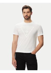 Guess T-Shirt M6YI71 K3745 Biały Slim Fit. Kolor: biały. Materiał: bawełna #1