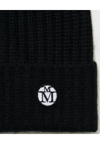 MAISON MICHEL PARIS - Kaszmirowa czarna czapka. Kolor: czarny. Materiał: kaszmir #3