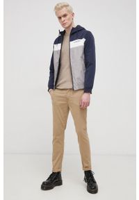 Only & Sons Sweter bawełniany męski kolor beżowy. Okazja: na co dzień. Kolor: beżowy. Materiał: bawełna. Długość rękawa: raglanowy rękaw. Styl: casual