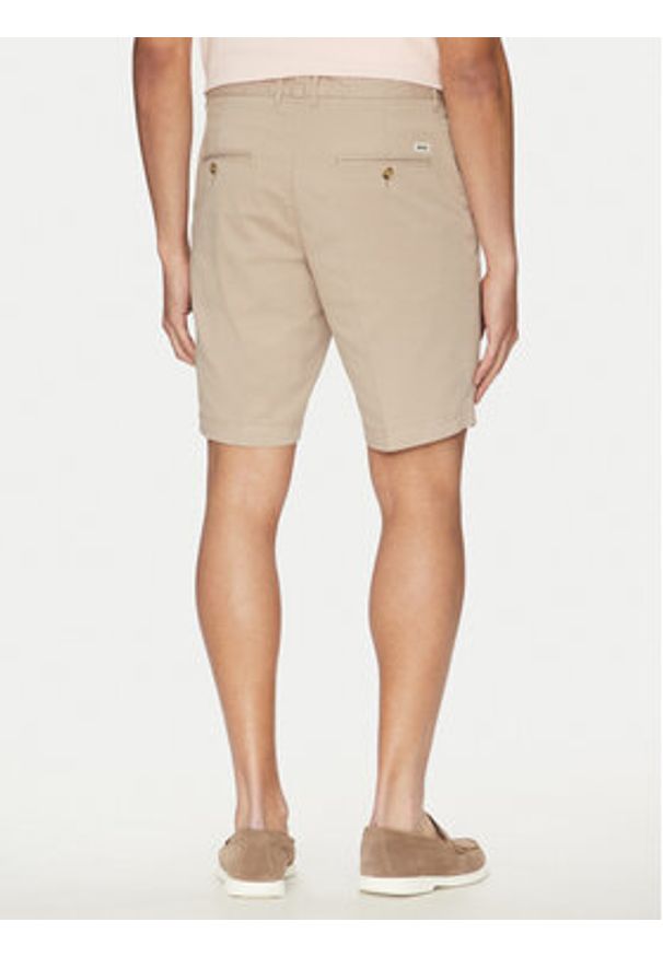 BOSS Szorty materiałowe 50487993 Beżowy Slim Fit. Kolor: beżowy. Materiał: bawełna