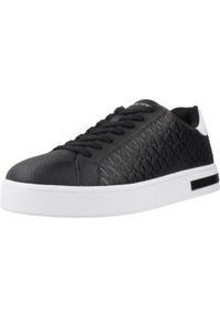 Armani Exchange - Kapcie ARMANI EXCHANGE XM000140 AF1191 Czarny. Kolor: czarny. Materiał: syntetyk, tkanina. Sport: turystyka piesza