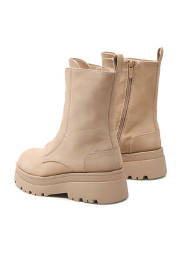 Jenny Fairy Trapery WS5605-12 Beżowy. Kolor: beżowy. Materiał: skóra