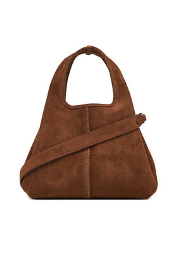 Coach Torebka Lana CBZ95 Brązowy. Kolor: brązowy. Materiał: zamszowe, skórzane