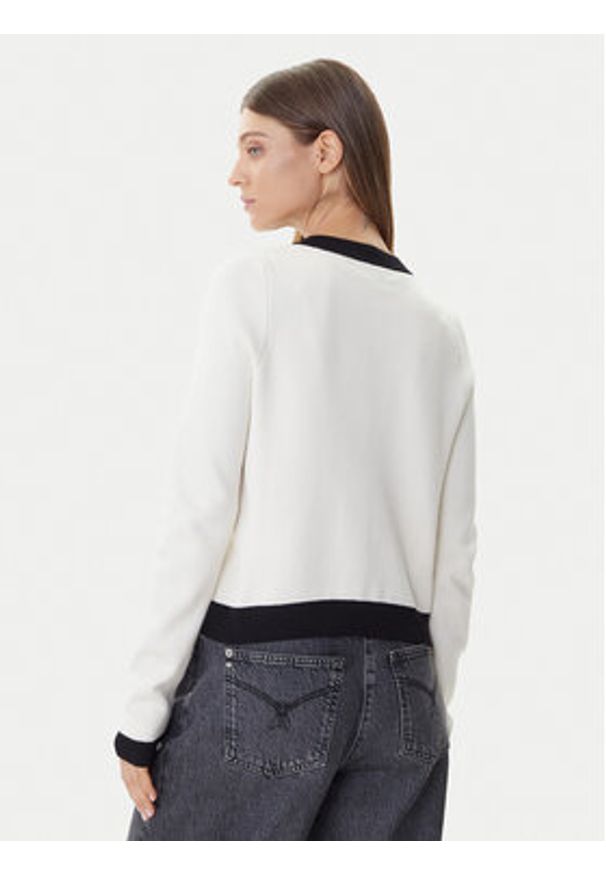 Vero Moda Kardigan Oli 10336384 Beżowy Regular Fit. Kolor: beżowy, kremowy. Materiał: wiskoza