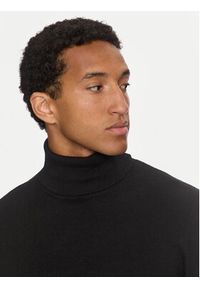 Replay Golf UK4455.000.G23138 Czarny Regular Fit. Typ kołnierza: golf. Kolor: czarny. Materiał: bawełna #2
