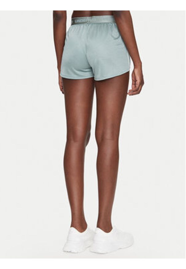 Under Armour Szorty sportowe Tech™ Play Up Shine 1389883 Zielony Regular Fit. Kolor: zielony. Materiał: syntetyk