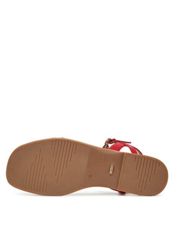 MEXX Sandały MX/026C-EST Czerwony. Kolor: czerwony. Materiał: skóra