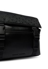 TOMMY HILFIGER - Tommy Hilfiger Saszetka Th Nylon Jacquard Satchel AM0AM14404 Czarny. Kolor: czarny. Materiał: materiał #4