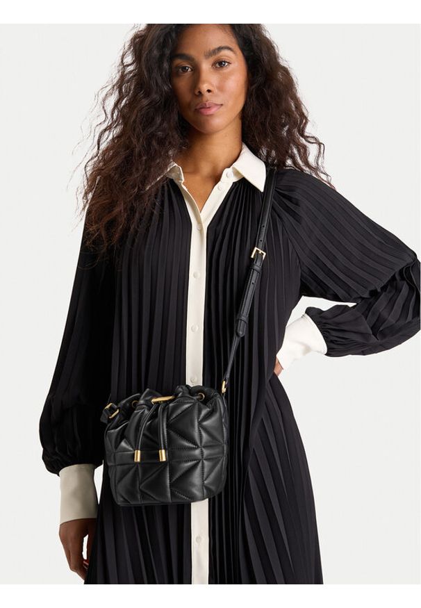 Karl Lagerfeld - KARL LAGERFELD Torebka A4W30088 Czarny. Kolor: czarny. Materiał: skórzane