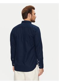 TOMMY HILFIGER - Tommy Hilfiger Koszula Flex Dobby MW0MW37578 Granatowy Slim Fit. Kolor: niebieski. Materiał: bawełna #3