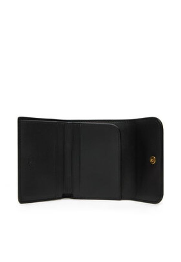 Coach Mały Portfel Damski CZ111 Czarny. Kolor: czarny. Materiał: skóra