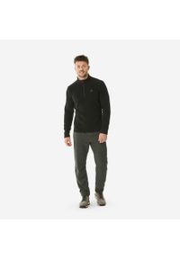 quechua - Spodnie turystyczne męskie Quechua NH100 Warm -18°C. Kolor: zielony. Materiał: materiał, poliester. Sport: turystyka piesza