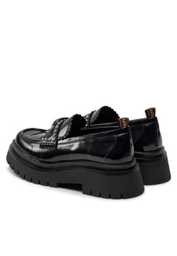 Pepe Jeans Loafersy PLS10415 Czarny. Kolor: czarny. Materiał: skóra