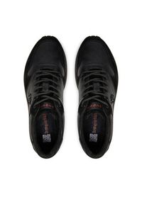 Bugatti Sneakersy BUGATTI-331APA021410 1010 BLACK / BLACK Czarny. Kolor: czarny. Materiał: skóra #5