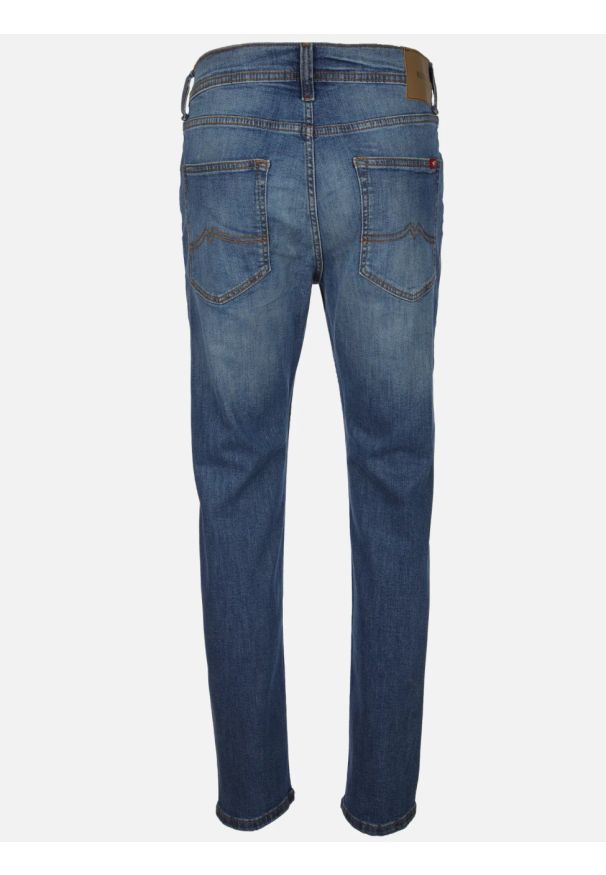 Męskie Spodnie jeansowe Mustang Style Orlando Slim Denim Blue 1016625 5000 682