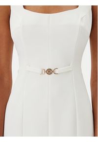 Fracomina Sukienka koktajlowa FR25SD2001W42901 Écru Slim Fit. Materiał: syntetyk. Styl: wizytowy #4