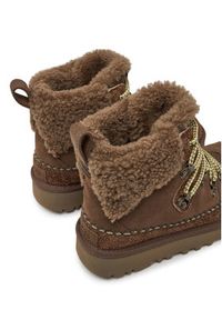 Ugg Śniegowce W Classic Alpine Lace Up 1158271 Brązowy. Kolor: brązowy. Materiał: skóra #3