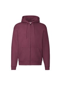 FRUIT OF THE LOOM - Kurtka Z Kapturem Premium Dla Dorosłych Unisex. Typ kołnierza: kaptur. Kolor: czerwony, wielokolorowy, brązowy