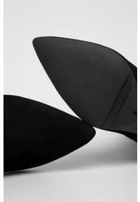 Wojas - Botki. Kolor: czarny. Materiał: guma. Obcas: na obcasie. Wysokość obcasa: średni #2