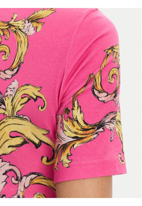 Versace Jeans Couture Sukienka codzienna 78HAO9P9 Różowy Slim Fit. Okazja: na co dzień. Kolor: różowy. Materiał: bawełna. Typ sukienki: proste. Styl: casual