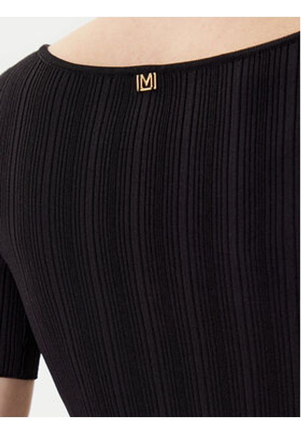 Marciano Guess Sweter 5YGR02 5875Z Czarny Slim Fit. Kolor: czarny. Materiał: syntetyk, wiskoza