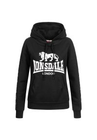 Bluza damska z kapturem Lonsdale Dihewyd. Typ kołnierza: kaptur. Kolor: czarny #1