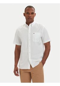 TOMMY HILFIGER - Tommy Hilfiger Koszula MW0MW42285 Biały Regular Fit. Kolor: biały. Materiał: bawełna #1