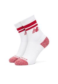 New Balance Zestaw 3 par wysokich skarpet unisex Active Lifestyle Striped Crew LAS35210AS1 Biały. Kolor: biały. Materiał: poliester, materiał #3