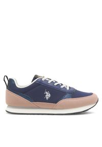 U.S. Polo Assn. Sneakersy NOBIK013 Granatowy. Kolor: niebieski. Materiał: materiał