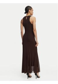 Guess Sukienka wieczorowa W6GK13 K2943 Brązowy Slim Fit. Kolor: brązowy. Materiał: syntetyk. Styl: wizytowy #4