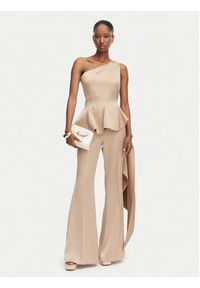 Babylon Top S00356 Beżowy Regular Fit. Kolor: beżowy. Materiał: poliamid #2