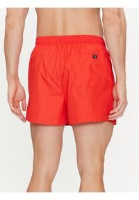 Calvin Klein Swimwear Szorty kąpielowe KM0KM00967 Czerwony Regular Fit. Kolor: czerwony. Materiał: syntetyk #3