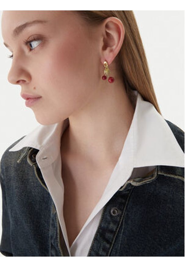 Coach Kolczyki 37571170 Złoty. Materiał: metalowe. Kolor: złoty